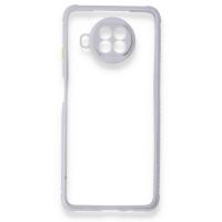 Newface Xiaomi Redmi Note 9 Pro 5G Kılıf Miami Şeffaf Silikon - Lila