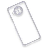 Newface Xiaomi Redmi Note 9 Pro 5G Kılıf Miami Şeffaf Silikon - Lila