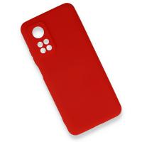 Newface Xiaomi Mi 10T Kılıf Nano içi Kadife Silikon - Kırmızı