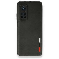 Newface Xiaomi Mi 10T Pro Kılıf Loop Deri Silikon - Siyah