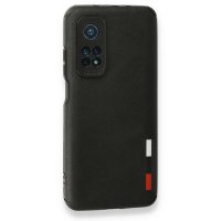 Newface Xiaomi Mi 10T Pro Kılıf Loop Deri Silikon - Siyah