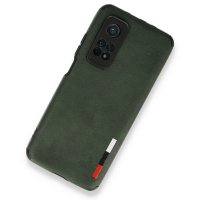 Newface Xiaomi Mi 10T Pro Kılıf Loop Deri Silikon - Yeşil