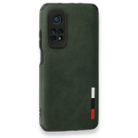 Newface Xiaomi Mi 10T Pro Kılıf Loop Deri Silikon - Yeşil