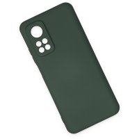 Newface Xiaomi Mi 10T Pro Kılıf Nano içi Kadife Silikon - Koyu Yeşil