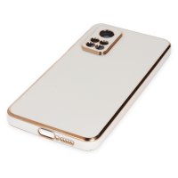 Newface Xiaomi Mi 10T Pro Kılıf Volet Silikon - Beyaz