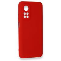 Newface Xiaomi Mi 10T Pro Kılıf Nano içi Kadife Silikon - Kırmızı