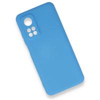 Newface Xiaomi Mi 10T Pro Kılıf Nano içi Kadife Silikon - Mavi