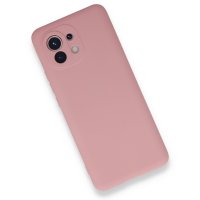 Newface Xiaomi Mi 11 Kılıf Nano içi Kadife Silikon - Pembe
