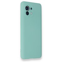 Newface Xiaomi Mi 11 Kılıf Nano içi Kadife Silikon - Turkuaz