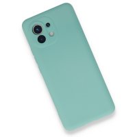 Newface Xiaomi Mi 11 Kılıf Nano içi Kadife Silikon - Turkuaz