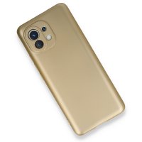 Newface Xiaomi Mi 11 Kılıf First Silikon - Gold