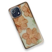 Newface Xiaomi Mİ 11 Lite Kılıf Çiçekli Silikon - Rose