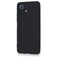 Newface Xiaomi Mİ 11 Lite Kılıf Nano içi Kadife Silikon - Lacivert