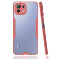 Newface Xiaomi Mİ 11 Lite Kılıf Platin Silikon - Pembe