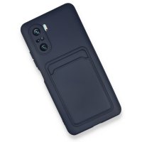 Newface Xiaomi Mi 11i Kılıf Kelvin Kartvizitli Silikon - Lacivert