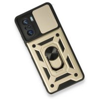 Newface Xiaomi Mi 11i Kılıf Pars Lens Yüzüklü Silikon - Gold