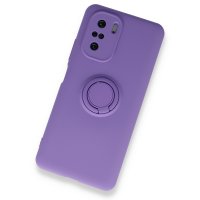Newface Xiaomi Mi 11i Kılıf Viktor Yüzüklü Silikon - Mor