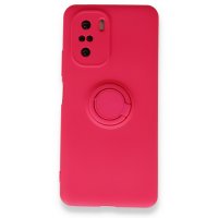 Newface Xiaomi Mi 11i Kılıf Viktor Yüzüklü Silikon - Pembe