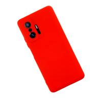 Newface Xiaomi Mi 11T Kılıf Nano içi Kadife  Silikon - Kırmızı