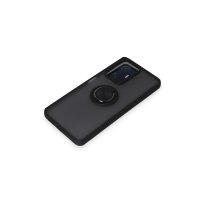 Newface Xiaomi Mi 11T Pro Kılıf Montreal Yüzüklü Silikon Kapak - Siyah