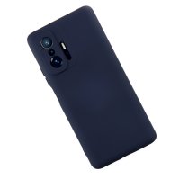 Newface Xiaomi Mi 11T Pro Kılıf Nano içi Kadife Silikon - Lacivert