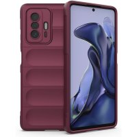 Newface Xiaomi Mi 11T Pro Kılıf Optimum Silikon - Bordo