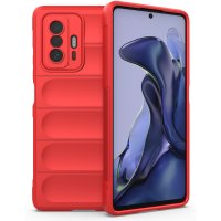 Newface Xiaomi Mi 11T Pro Kılıf Optimum Silikon - Kırmızı