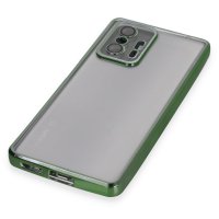 Newface Xiaomi Mi 11T Pro Kılıf Razer Lensli Silikon - Yeşil