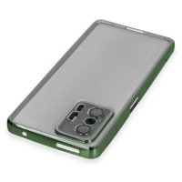 Newface Xiaomi Mi 11T Pro Kılıf Razer Lensli Silikon - Yeşil