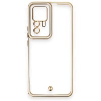 Newface Xiaomi Mi 12T Kılıf Liva Lens Silikon - Beyaz