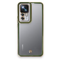 Newface Xiaomi Mi 12T Kılıf Liva Lens Silikon - Yeşil