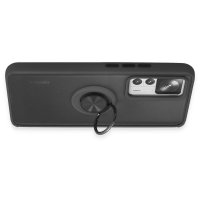 Newface Xiaomi Mi 12T Kılıf Montreal Yüzüklü Silikon Kapak - Siyah