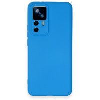 Newface Xiaomi Mi 12T Kılıf Nano içi Kadife Silikon - Mavi