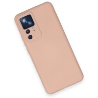 Newface Xiaomi Mi 12T Kılıf Nano içi Kadife Silikon - Pudra