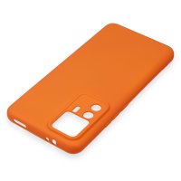 Newface Xiaomi Mi 12T Kılıf Nano içi Kadife Silikon - Turuncu