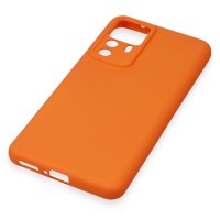 Newface Xiaomi Mi 12T Kılıf Nano içi Kadife Silikon - Turuncu