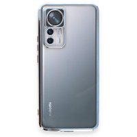 Newface Xiaomi Mi 12T Kılıf Razer Lensli Silikon - Açık Mavi