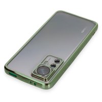 Newface Xiaomi Mi 12T Kılıf Razer Lensli Silikon - Yeşil