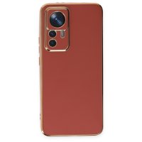 Newface Xiaomi Mi 12T Kılıf Volet Silikon - Kırmızı