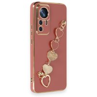 Newface Xiaomi Mi 12T Pro Kılıf Esila Silikon - Kırmızı