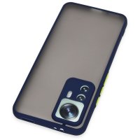 Newface Xiaomi Mi 12T Pro Kılıf Montreal Silikon Kapak - Lacivert