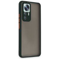 Newface Xiaomi Mi 12T Pro Kılıf Montreal Silikon Kapak - Yeşil