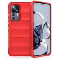 Newface Xiaomi Mi 12T Pro Kılıf Optimum Silikon - Kırmızı