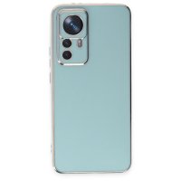 Newface Xiaomi Mi 12T Pro Kılıf Volet Silikon - Açık Yeşil