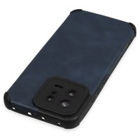 Newface Xiaomi Mi 13 Kılıf Loop Deri Silikon - Lacivert