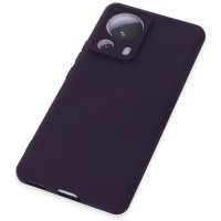 Newface Xiaomi Mi 13 Lite Kılıf Nano içi Kadife Silikon - Mor