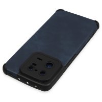 Newface Xiaomi Mi 13 Pro Kılıf Loop Deri Silikon - Lacivert