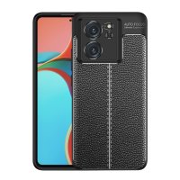 Newface Xiaomi Mi 13T Pro Kılıf Focus Derili Silikon - Siyah