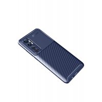 Newface Xiaomi Mi Note 10 Lite Kılıf Auto Focus Karbon Kapak - Lacivert