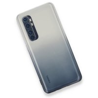 Newface Xiaomi Mi Note 10 Lite Kılıf Lüx Çift Renkli Silikon - Siyah